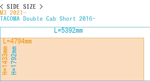#M3 2021- + TACOMA Double Cab Short 2016-